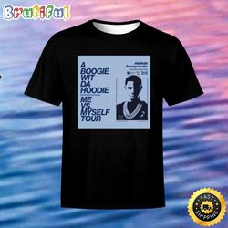 a boogie wit da hoodie me vs. myself tour brooklyn new york black t-shirt
