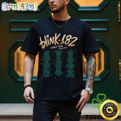 blink 182 shirt the world tour 2023 2024 merch