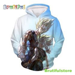 dragon ball z majin vegeta and trunks all over print shirt