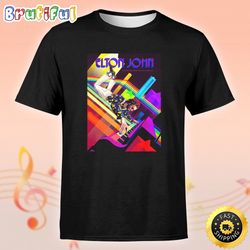 elton john troubadour 1970 by kevin tong unisex tshirt