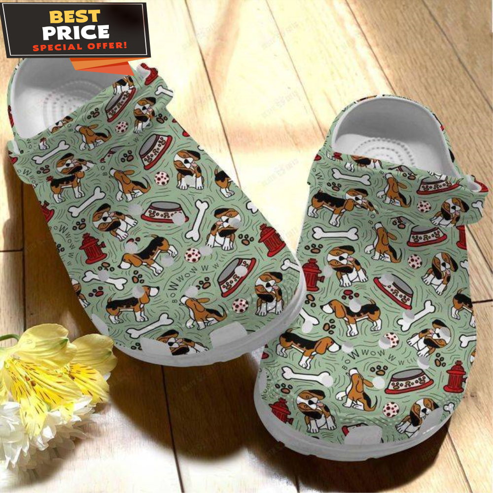 Basset Hound Basset Hound Cute Crocs Classic Clogs Shoes - 365crocs.jpg