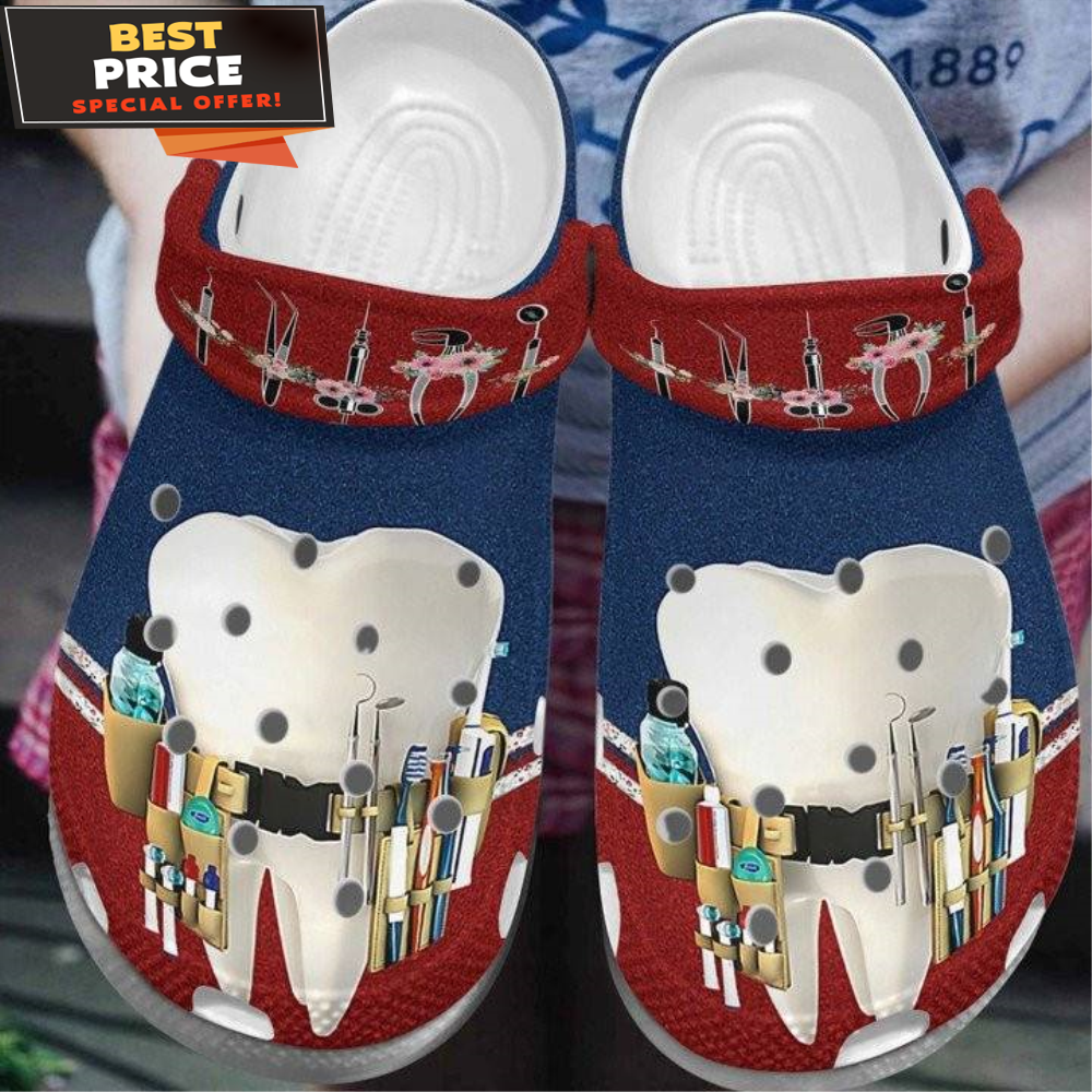 Be A Dentist Outdoor Shoes Clog Crocs - 365crocs.jpg