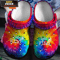 Be Kind Tie Dye Crocs Classic Clogs Shoes - 365crocs.jpg