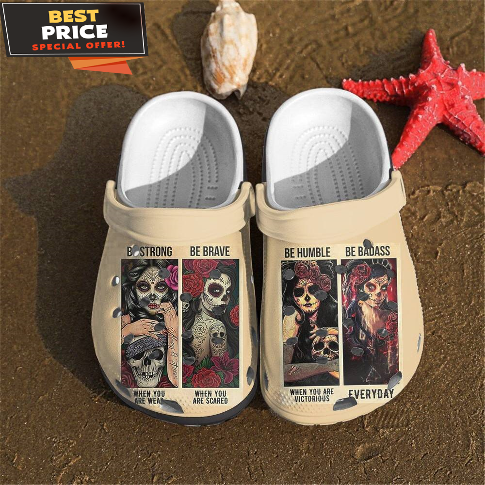 Be Strong Be Brave Rubber Crocs Clog Shoes - 365crocs.jpg