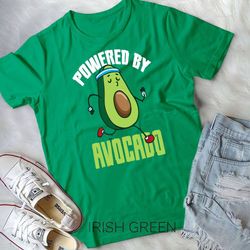 avocado running marathon runner vegan cardio jogging t-shirt unisex t-shirt