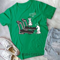 chess treadmill sport t-shirt unisex t-shirt