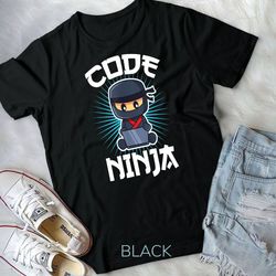 code ninja programmer coder computer programming coding t-shirt unisex t-shirt