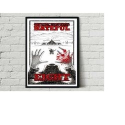 the hateful eight western artwork alternative design movie film poster print
