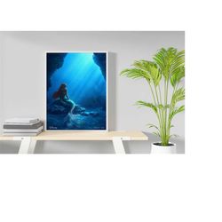 the little mermaid 2023 trendy movie posters - fanmade the little mermaid 2023 print - little mermaid movie canvas, cart