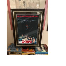 aljen 1979 ridley scot japanese chirashi movie poster wall art science fiction film painting home decor fine art print g