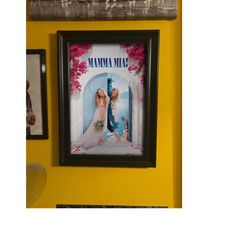 vintage mamma mia - movie/show canvas wall art - printed & shipped