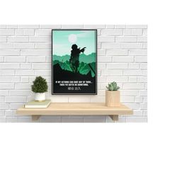 the green vigilante manga poster - minimalist anime poster - retro poster, minimalist poster, vintage art print, game ro