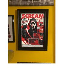 screm movie horror movie poster ghost poster ghostface poster vintage poster home decor wall art christmas gift
