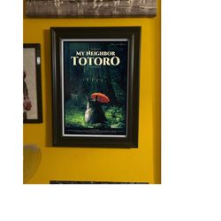vintage my neighbor tot0ro haya0 myazaki retro animation trendy japanese art studio ghibli print my neighbor totor0 anim