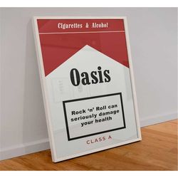 oasis poster | illustration | liam noel gallagher