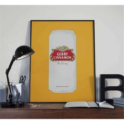 gerry cinnamon pop art poster | gerry cinnamon