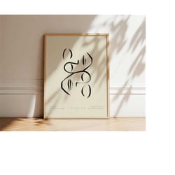 love each other 1 peter poster, minimalist abstract japandi art, bible verse prints, modern christian home decor, christ