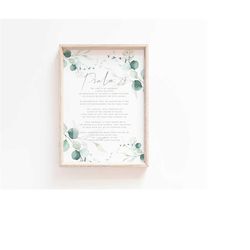 psalm 23 the lord is my shepherd bible verse wall art print christian psalm print kjv scripture printable baptism gift n