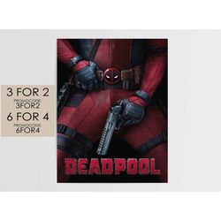 deadpool 2016 poster - marvel movie poster art