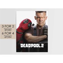 deadpool 2 2018 poster - marvel movie poster