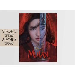 mulan 2020 poster - disney pixar movie poster