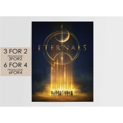 eternals 2021 poster - marvel movie poster art