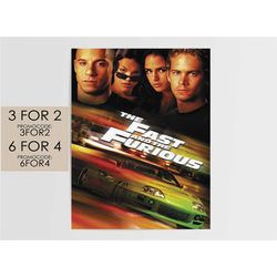 the fast and the furious 2001 poster -