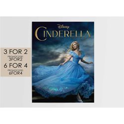 cinderella 2015 poster - disney pixar movie poster