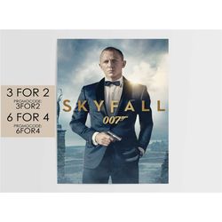 james bond: skyfall 2012 poster - movie poster