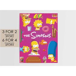 the simpsons poster - tv movie poster art