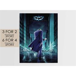 the dark knight 2008 poster - dc movie