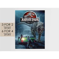 jurassic park 1993 poster - movie poster art