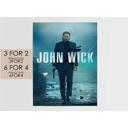 john wick 2014 poster - movie poster art