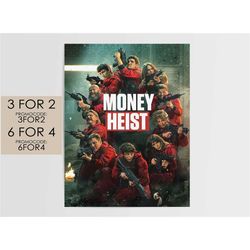 money heist poster - tv movie poster art