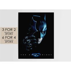 the dark knight 2008 poster - dc movie