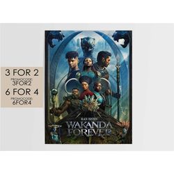 black panther: wakanda forever 2022 poster - marvel