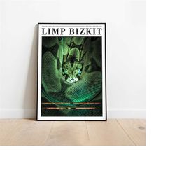 limp bizkit poster music wall art limp bizkit print music poster gold cobra poster snake print a3/a4/a5 rock post