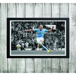 posters & prints haaland poster man city print