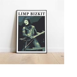 limp bizkit poster music wall art limp bizkit print music poster gold cobra poster wes borland a3/a4/a5 rock post