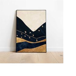 bird wall art, blue wall art, sky wall art, abstract wall art, fine art prints, minimalist wall art, modern art print, h