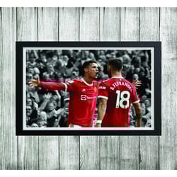 posters & prints cristiano ronaldo man utd football