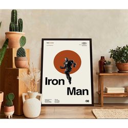 Iron Man Movie Poster, Marvel Film, Iron Man
