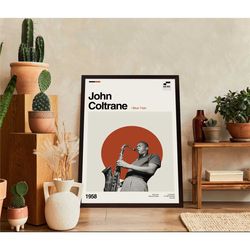 john coltrane poster, john coltrane movie, blue train