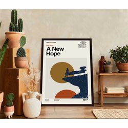 a new hope episode iv poster, george lucas