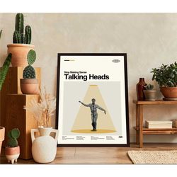 talking heads poster, stop making sense poster, custom