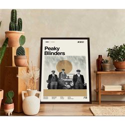 peaky blinders print , peaky blinders poster, vintage