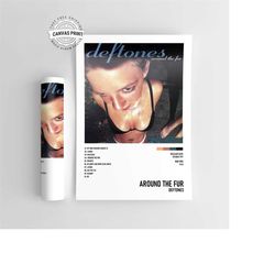 around the fur-deftones music album poster / high quality music cover print / a4 / a3 / a2 / a1
