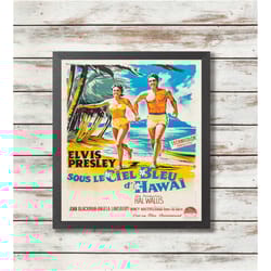 elvis presley - movie poster - sous le