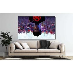 miles morales poster print, spiderman print, spiderman poster