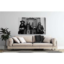 the beatles poster wall art print canvas, recording